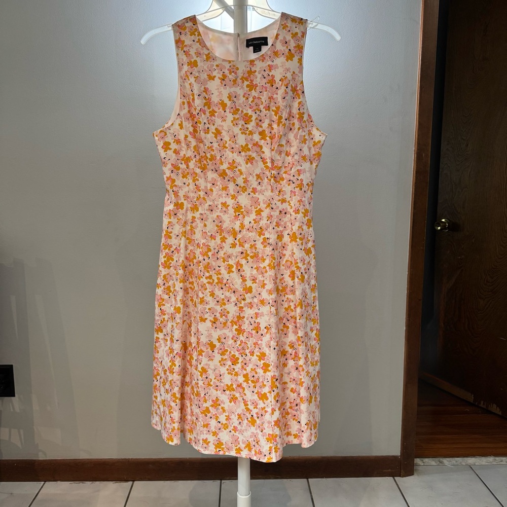 Liz Claiborne Floral Sleeveless Fit & Flare Dress